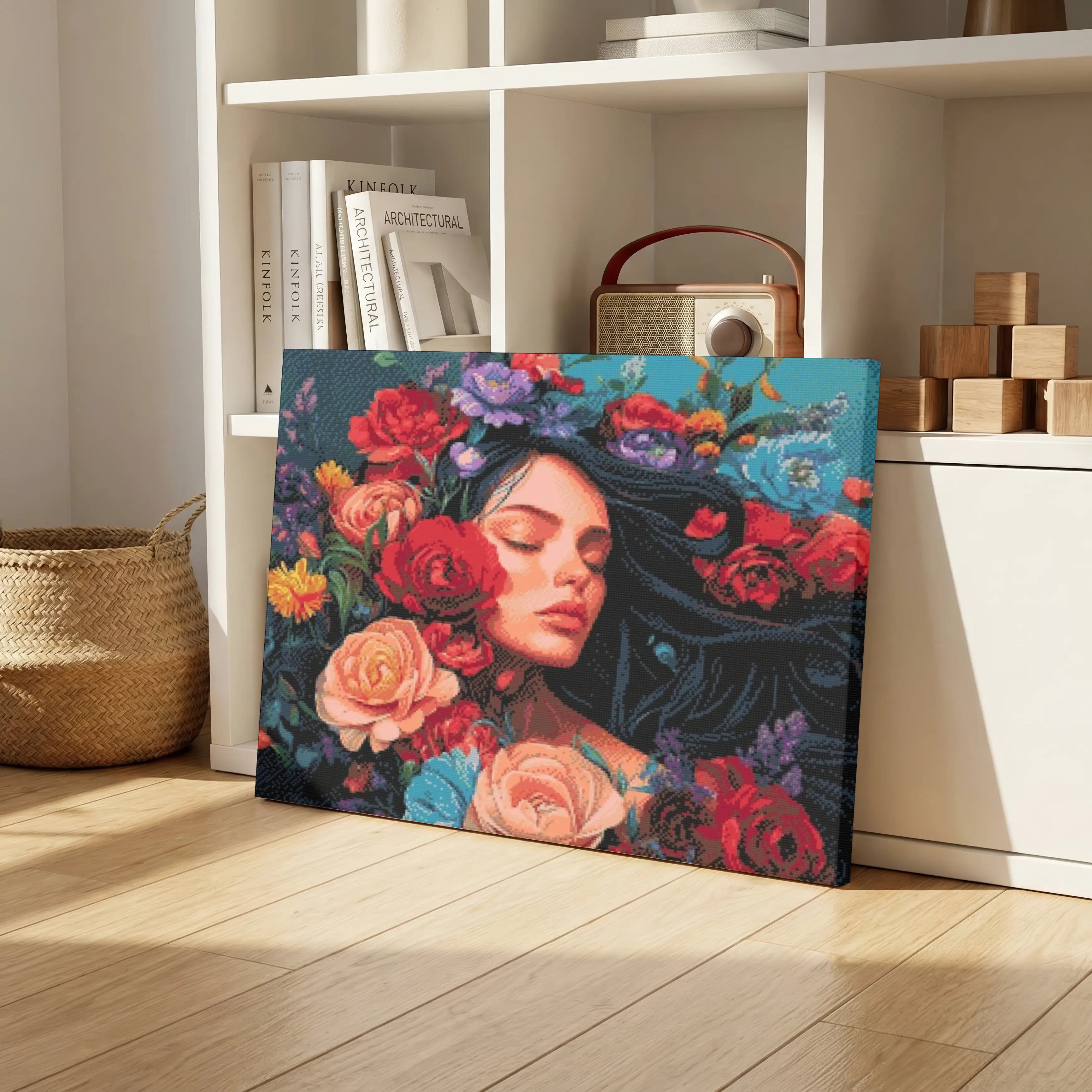 Floral Portrait | Diamond Painting Kit