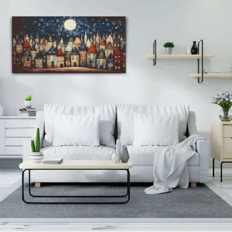 Little Village Diamond Painting Kit by Nordik Atelier
