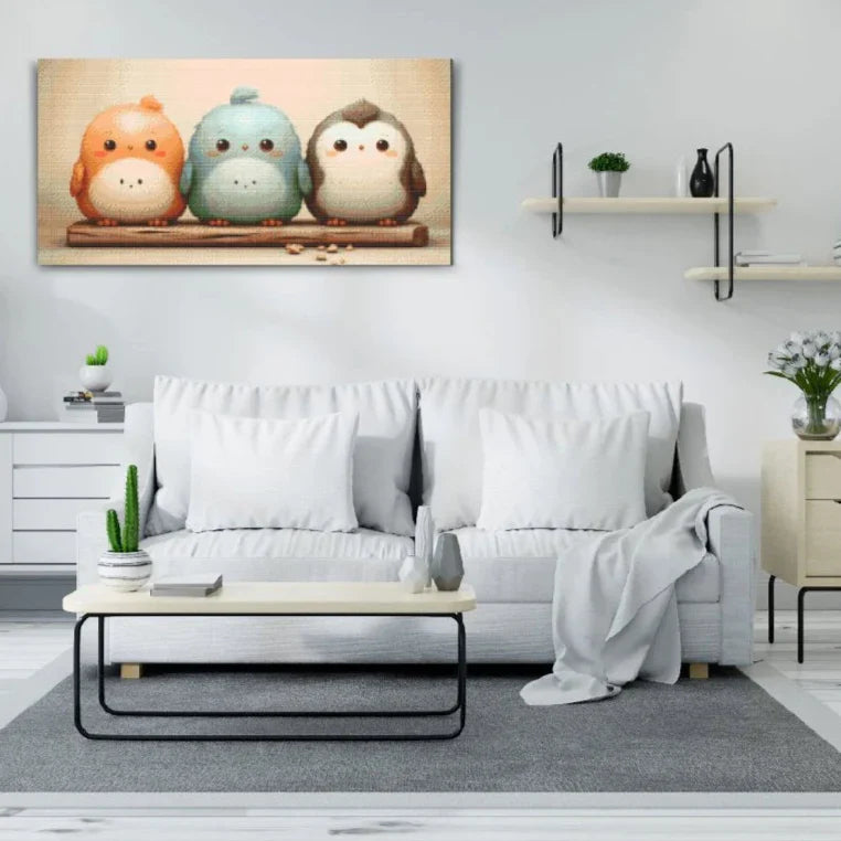 Cute Penguins Diamond Painting Kit for diamond painting by Nordik Atelier