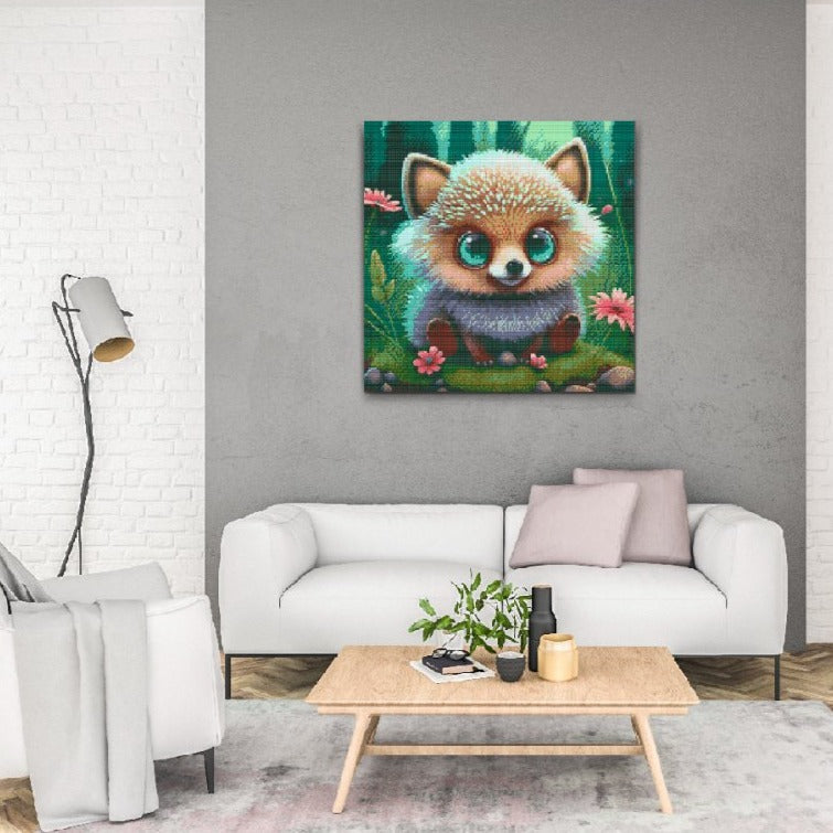 Tiny Hedgehog Diamond Painting Kit by Nordik Atelier